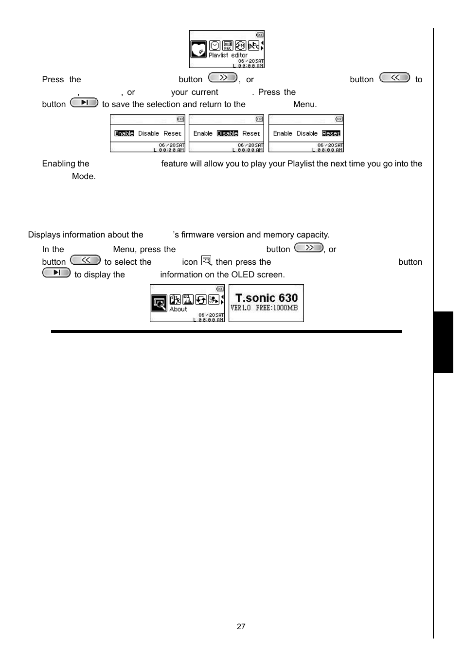 About | Transcend Information MP630 User Manual | Page 31 / 64