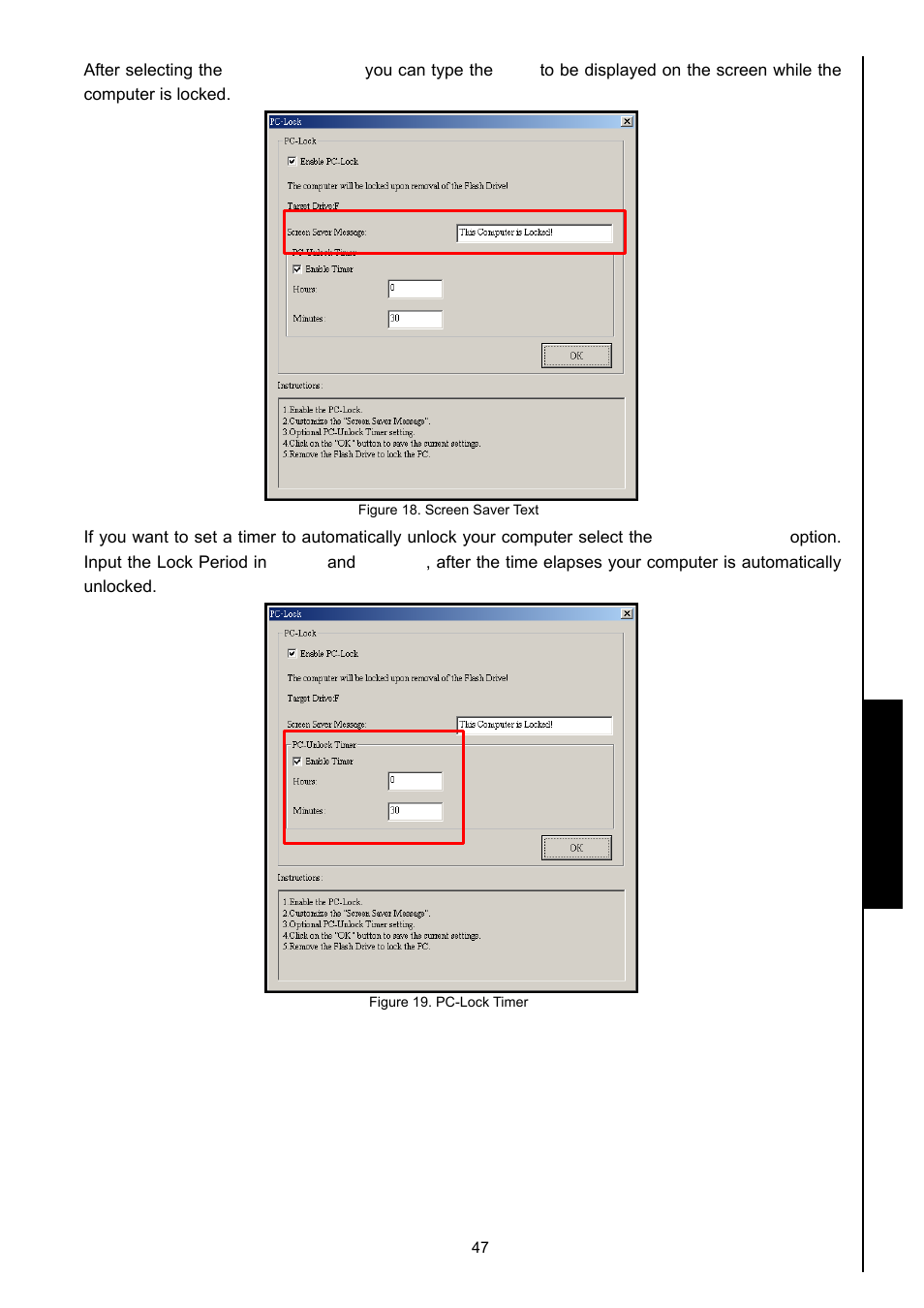 Pc-lock | Transcend Information MP630 User Manual | Page 51 / 64