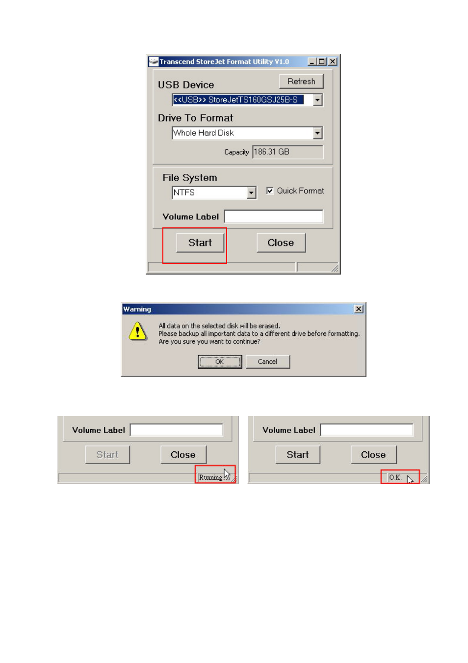 Windows, Vista | Transcend Information StoreJet 25 User Manual | Page 16 / 25