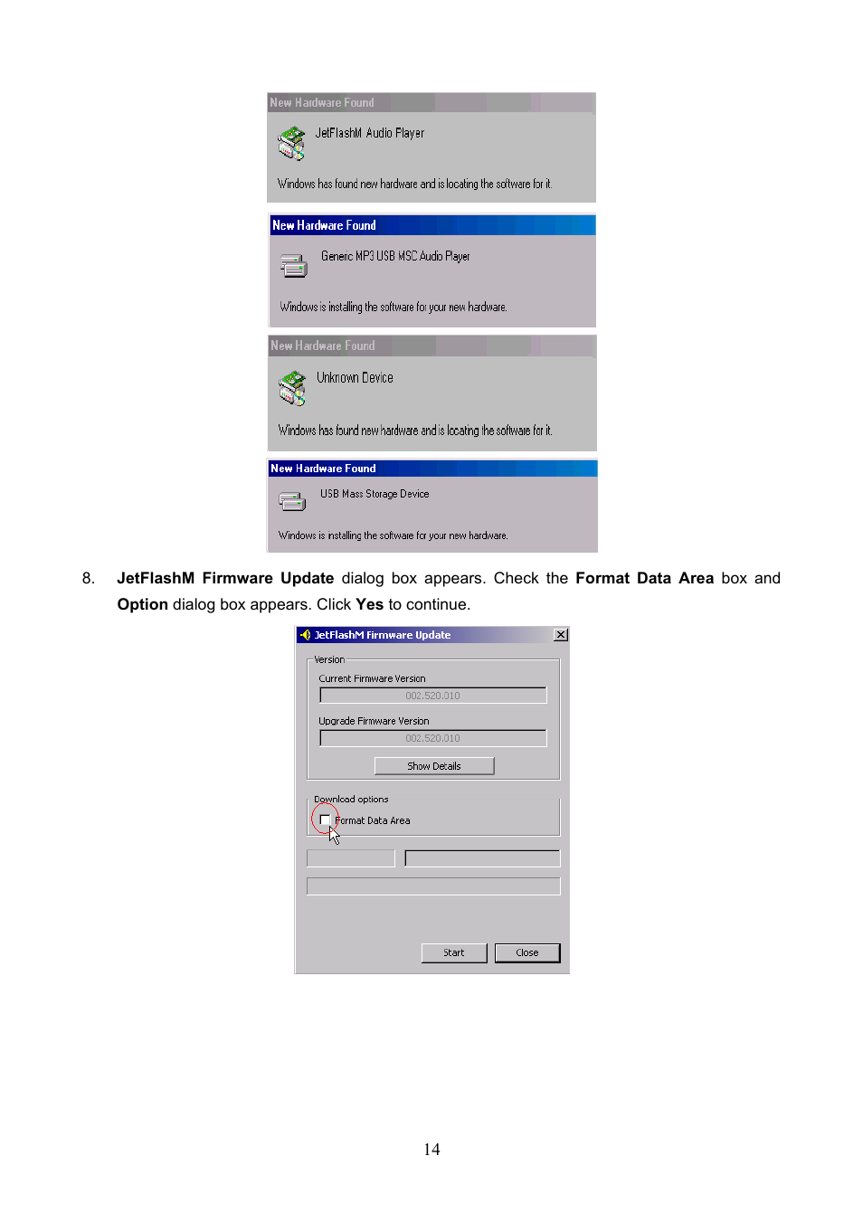 Transcend Information 128 User Manual | Page 17 / 28