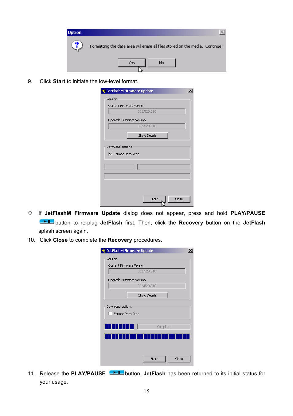 Transcend Information 128 User Manual | Page 18 / 28