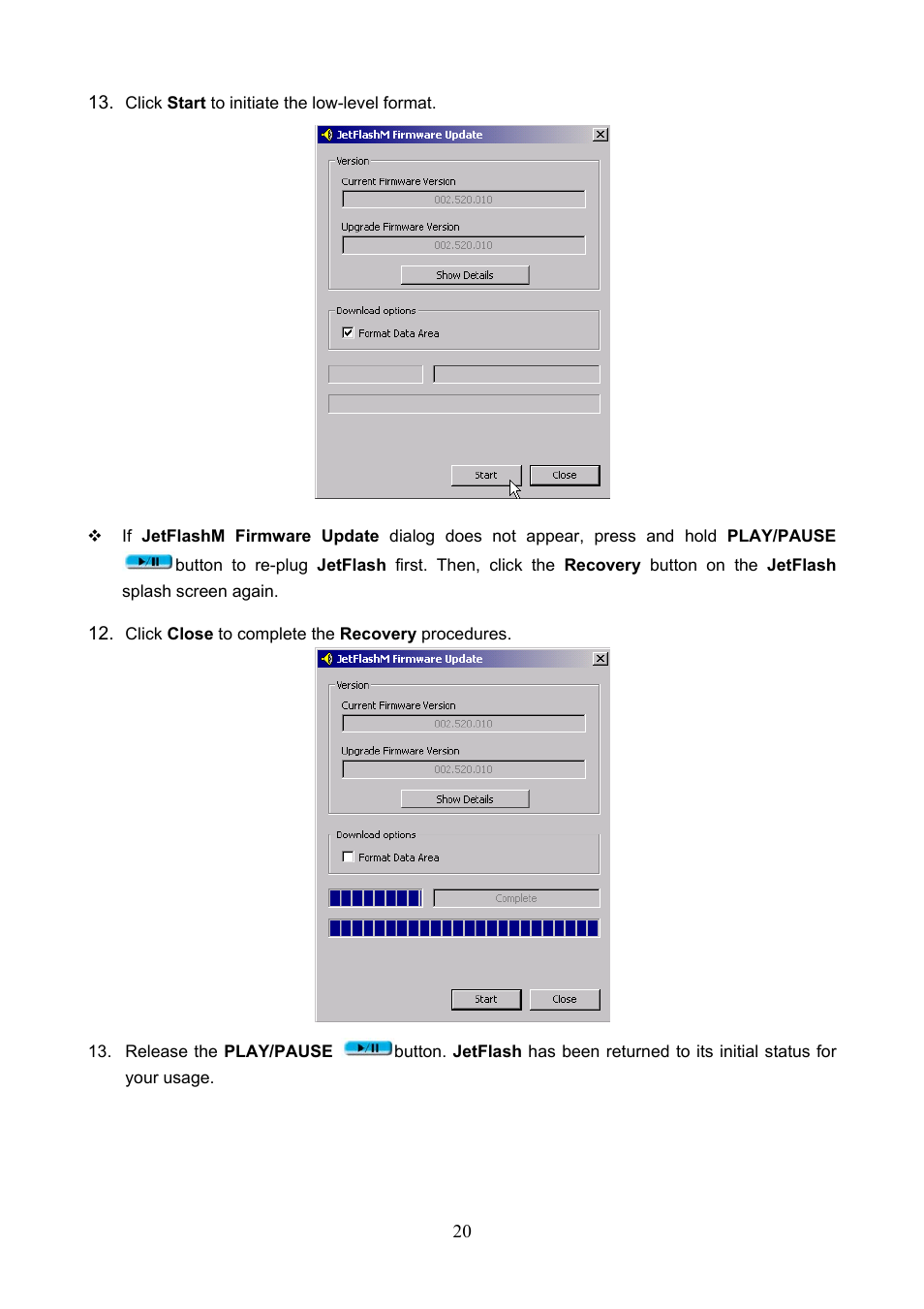 Transcend Information 128 User Manual | Page 23 / 28