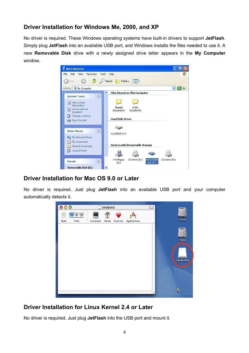 Transcend Information 128 User Manual | Page 7 / 28
