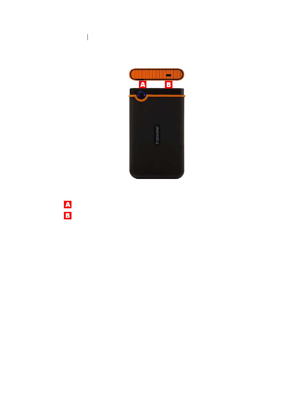 Onetouch auto-backup button, Mini usb port, Product overview | Transcend Information StoreJet TS500GSJ25M-R User Manual | Page 7 / 20