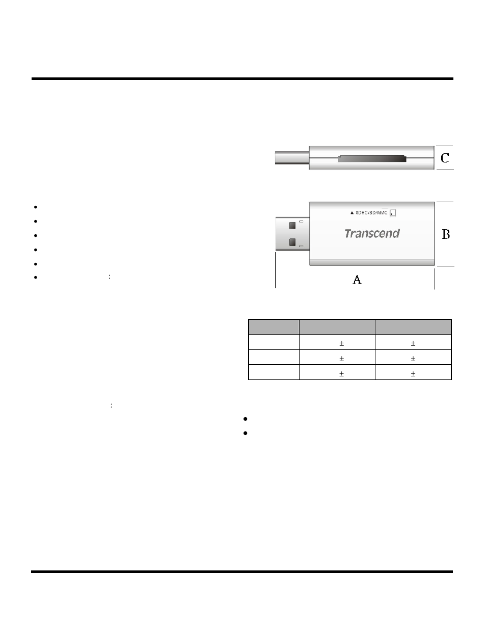 Transcend Information TS-RDS5W User Manual | 3 pages