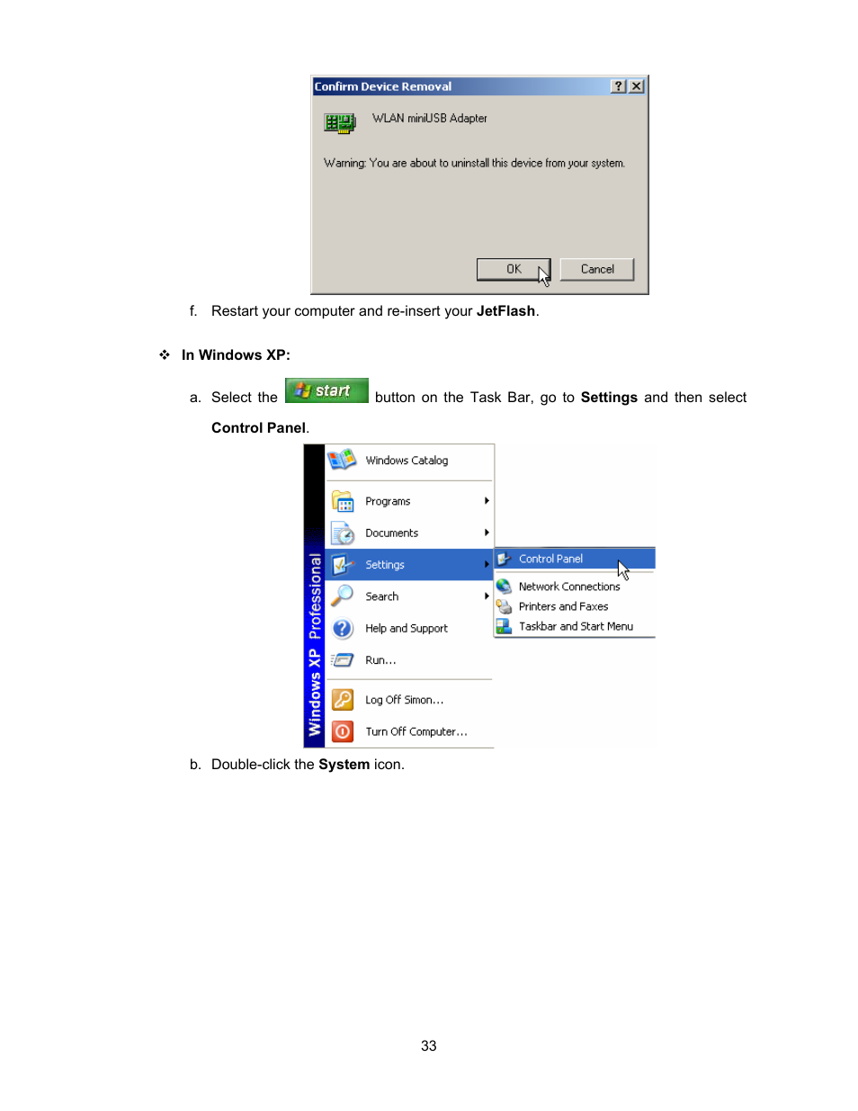 Transcend Information 128MB-256MB JetFlash User Manual | Page 35 / 39