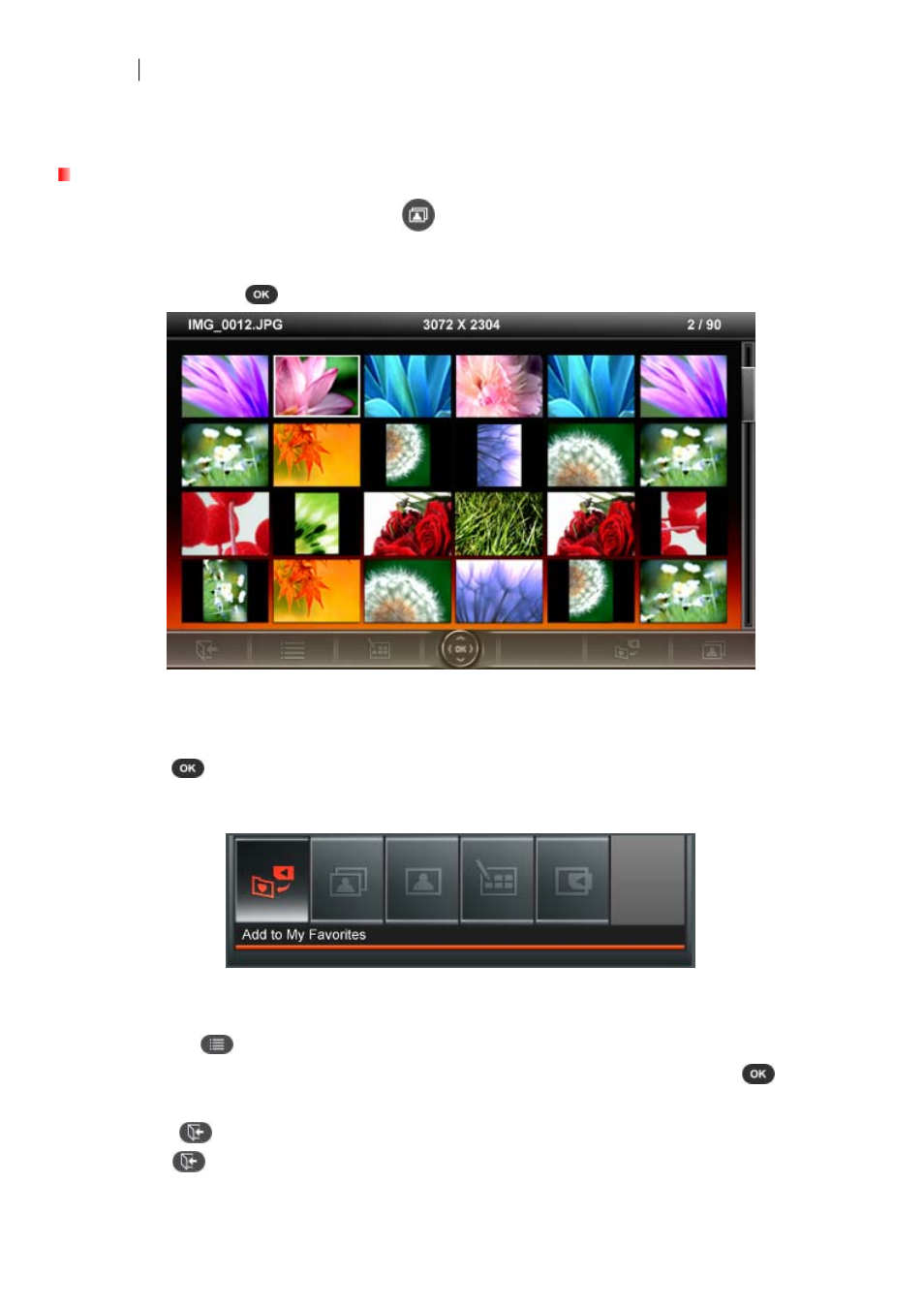 Photo, Thumbnail mode | Transcend Information 720 User Manual | Page 16 / 40