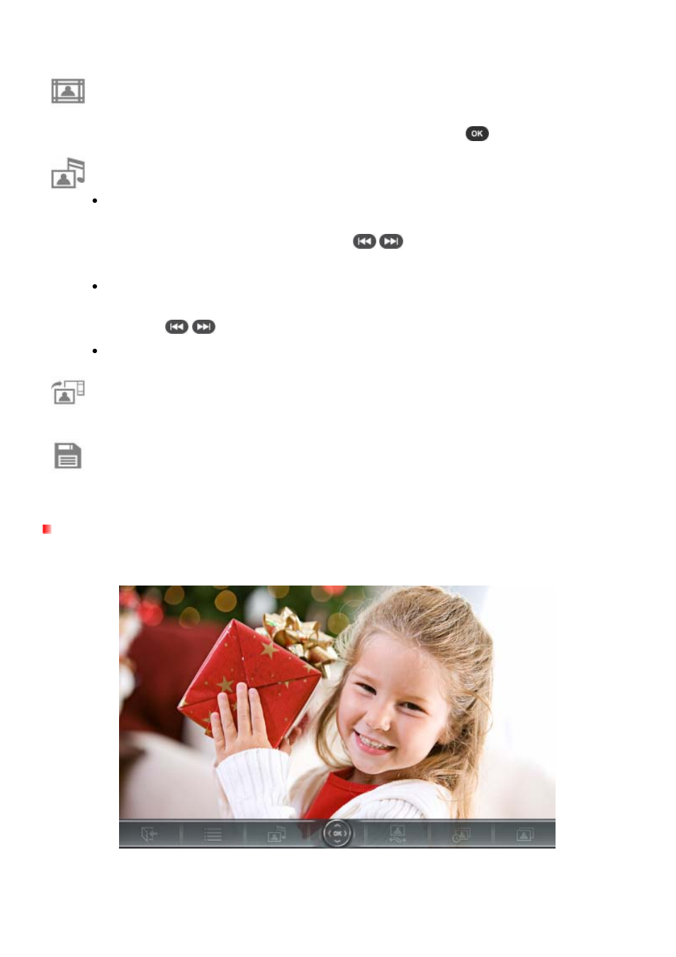 Slideshow mode | Transcend Information 720 User Manual | Page 19 / 40