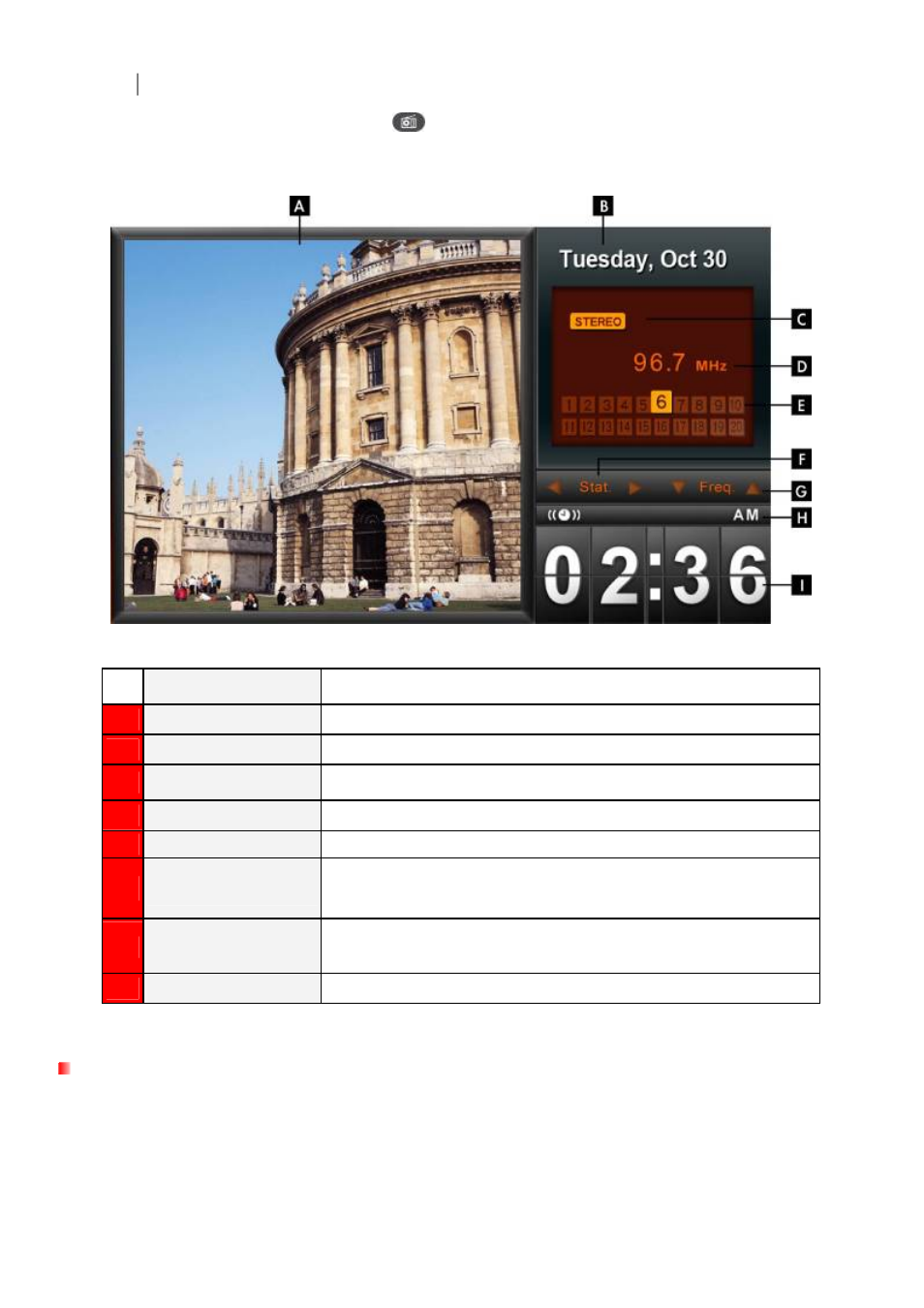 Radio | Transcend Information 720 User Manual | Page 26 / 40