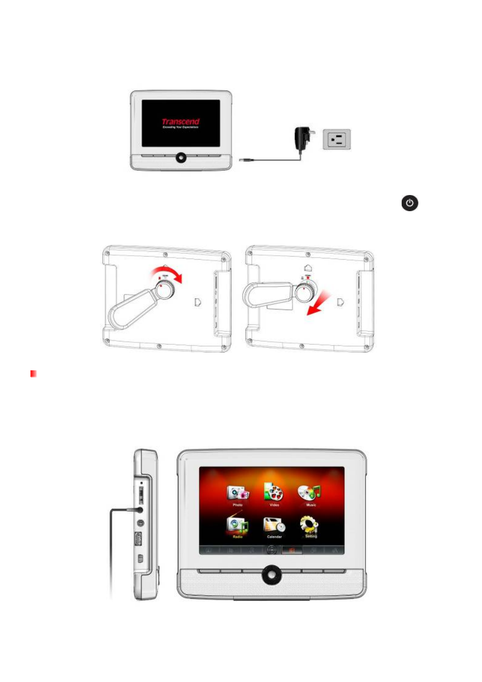 Installing the fm antenna | Transcend Information 720 User Manual | Page 8 / 40