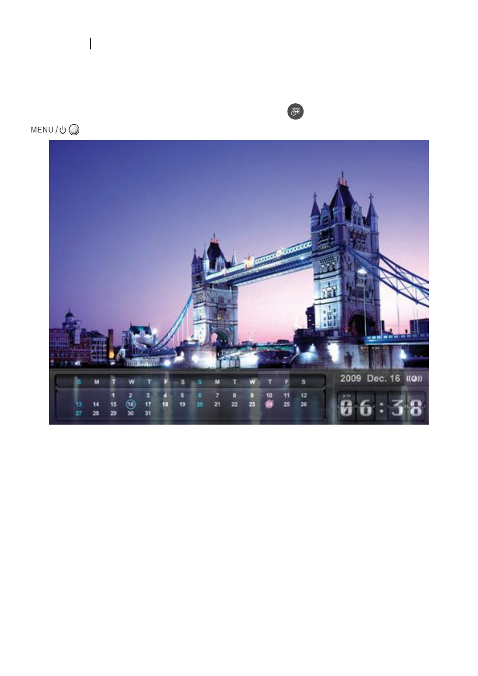 Calendar | Transcend Information PF830 User Manual | Page 27 / 40