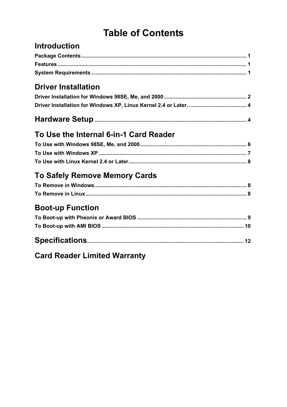 Transcend Information TS0MFLRD6E User Manual | Page 2 / 15