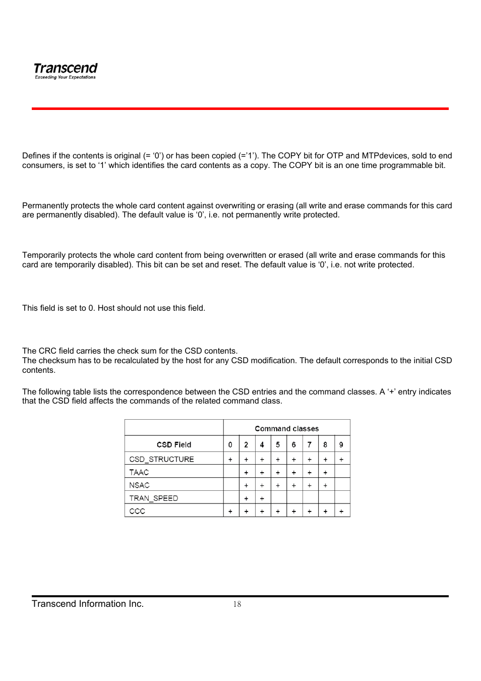 Hd video card series | Transcend Information TS4GSDHC6V User Manual | Page 18 / 24