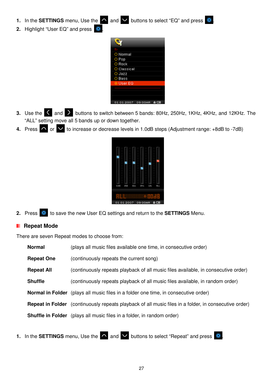 Transcend Information MP850 User Manual | Page 27 / 57