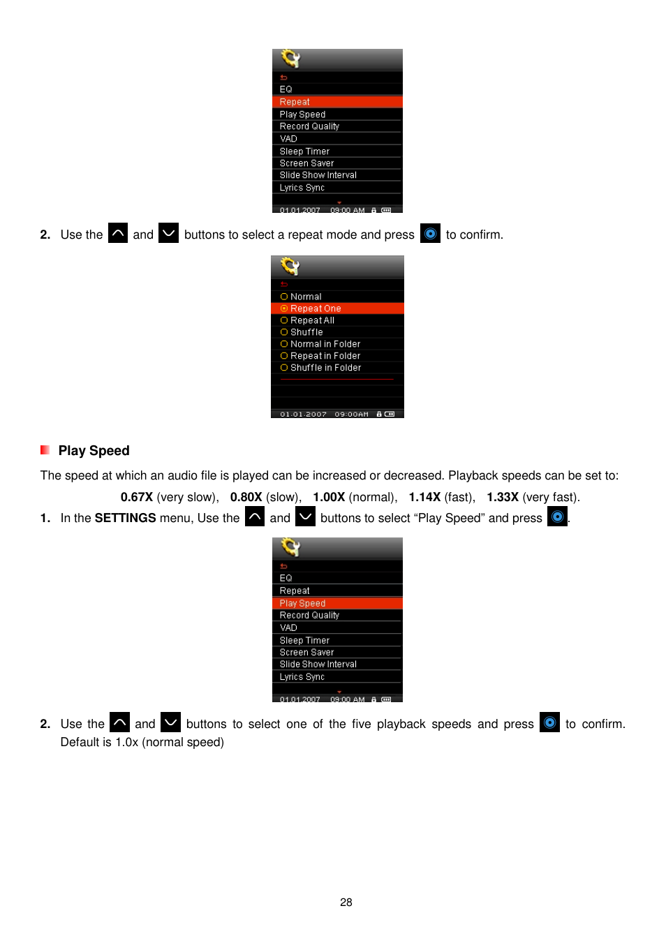 Transcend Information MP850 User Manual | Page 28 / 57