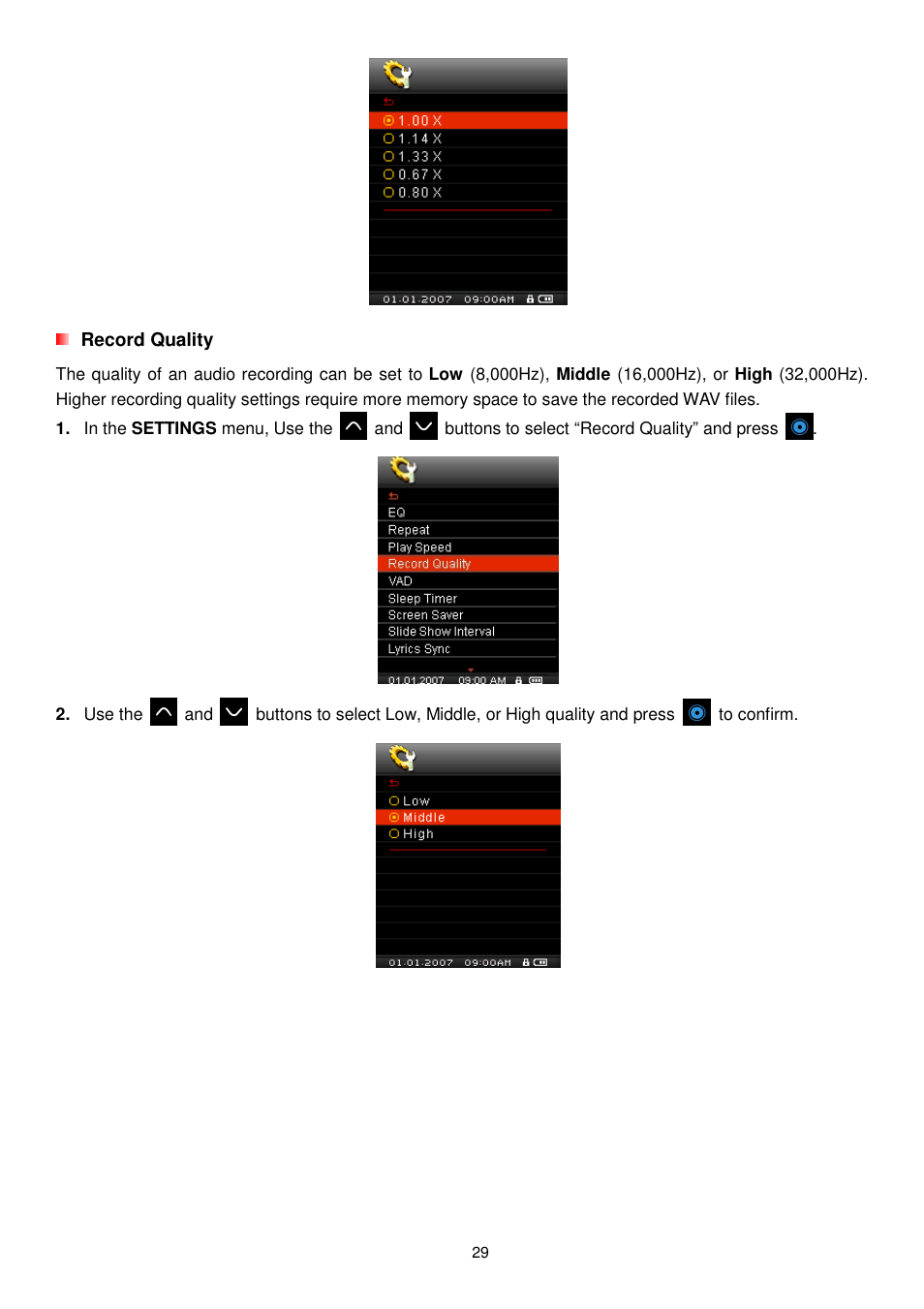 Transcend Information MP850 User Manual | Page 29 / 57