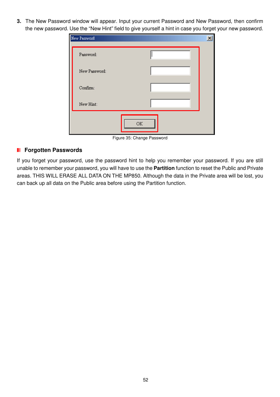 Transcend Information MP850 User Manual | Page 52 / 57
