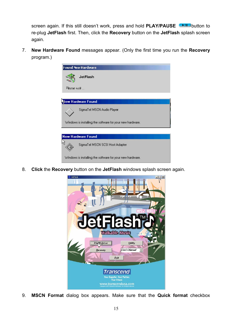 Transcend Information USB JetFlash User Manual | Page 18 / 30