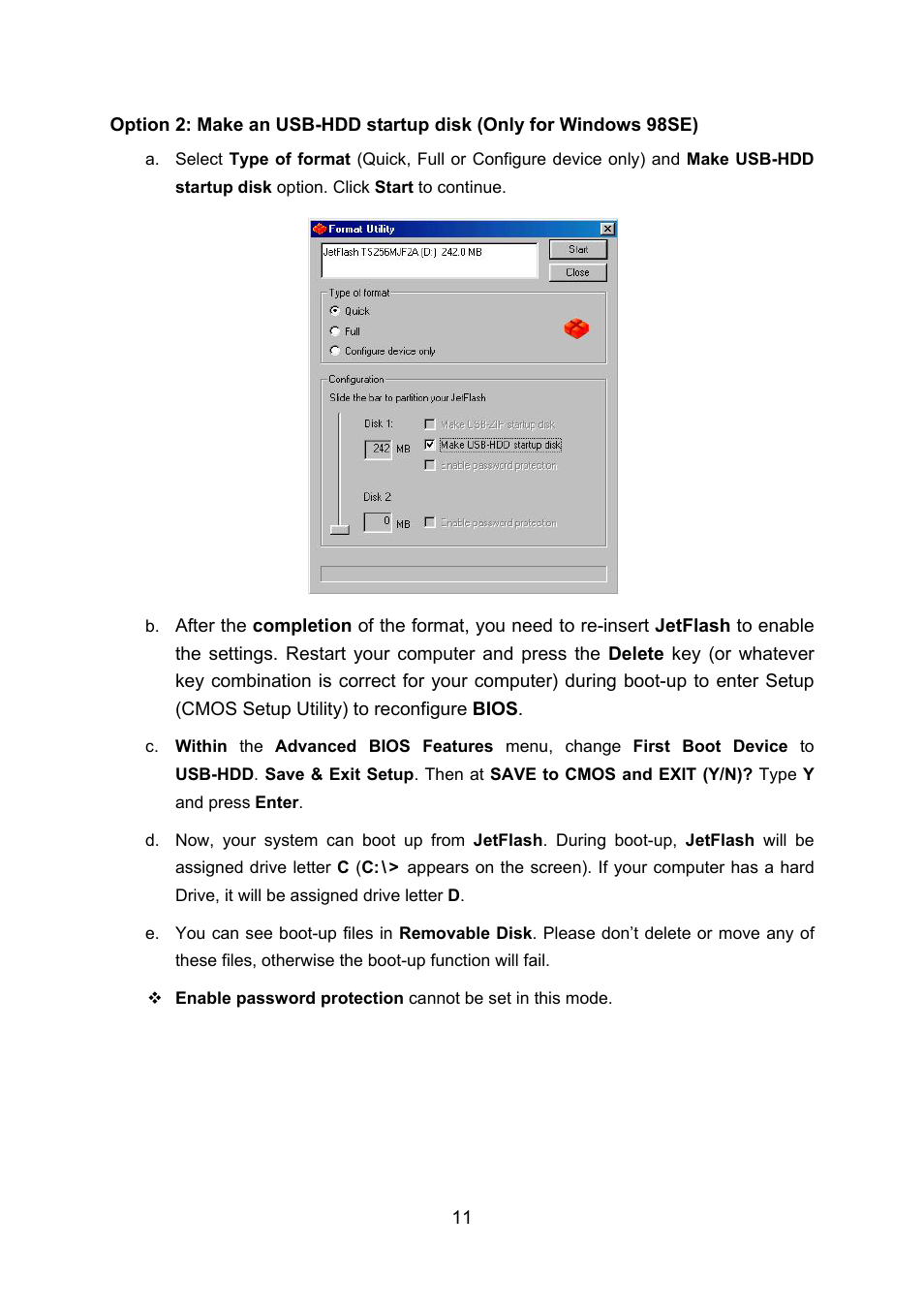Transcend Information TS128M~8GJF2A User Manual | Page 13 / 25