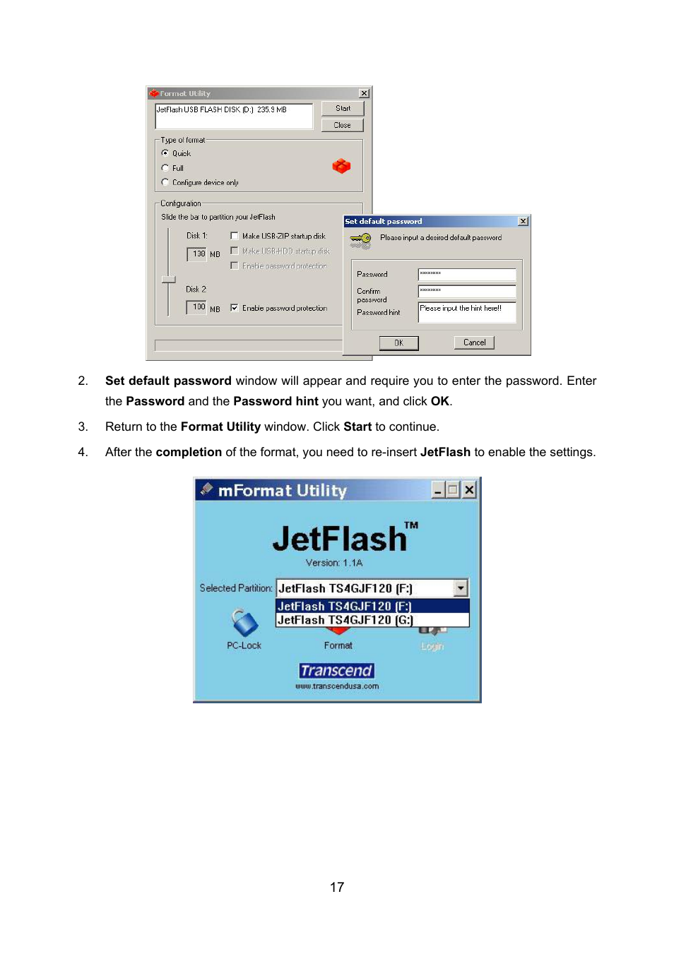 Transcend Information TS128M~8GJF2A User Manual | Page 19 / 25