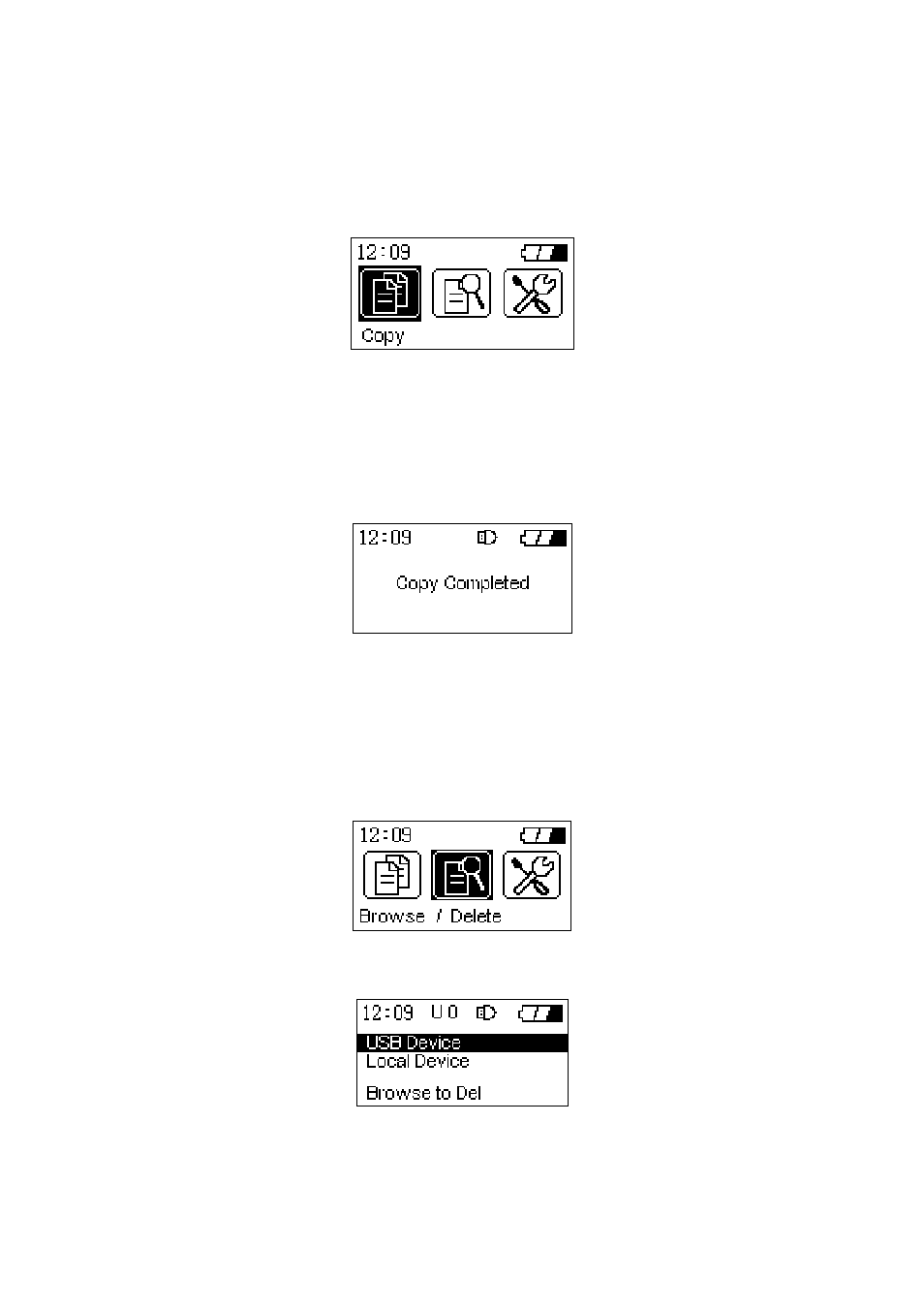 Browse / delete | Transcend Information StoreJetTM OTG User Manual | Page 14 / 24