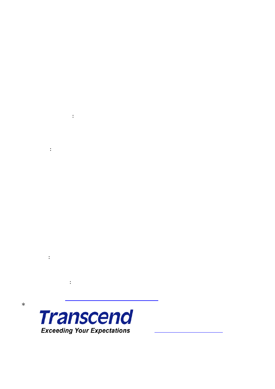 Transcend limited warranty, Transcend information, inc | Transcend Information StoreJetTM OTG User Manual | Page 24 / 24
