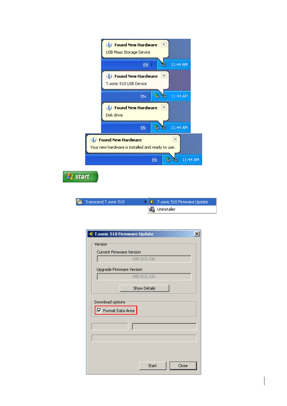 Transcend Information Transcend T.sonic 510 User Manual | Page 25 / 31