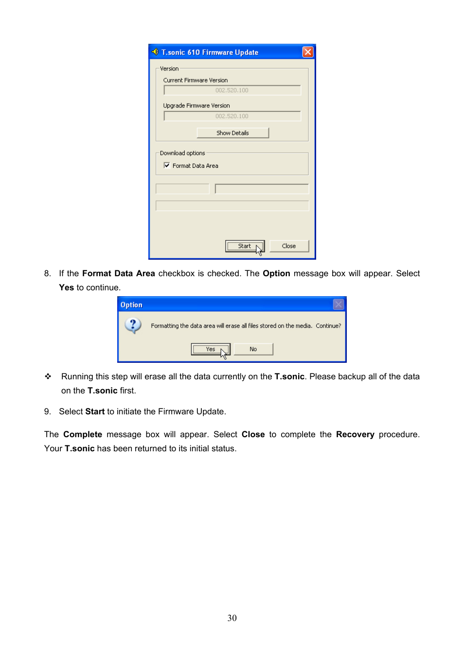 Transcend Information 610 User Manual | Page 33 / 40
