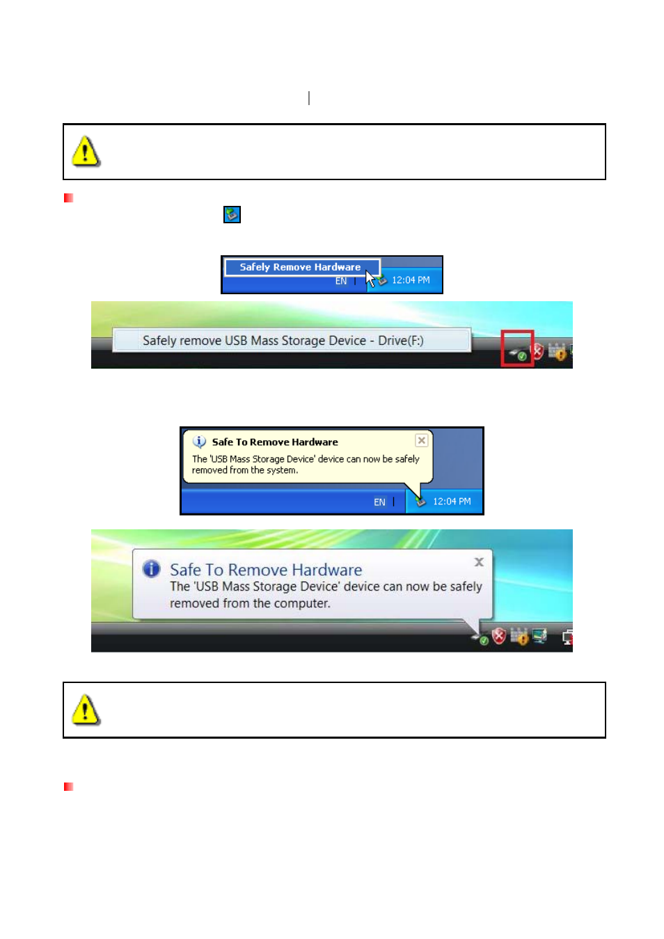 Disconnecting from a computer | Transcend Information StoreJet 35T User Manual | Page 11 / 26