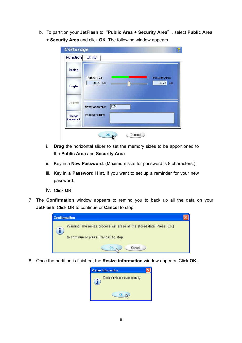 Transcend Information 32MB4GB User Manual | Page 10 / 25