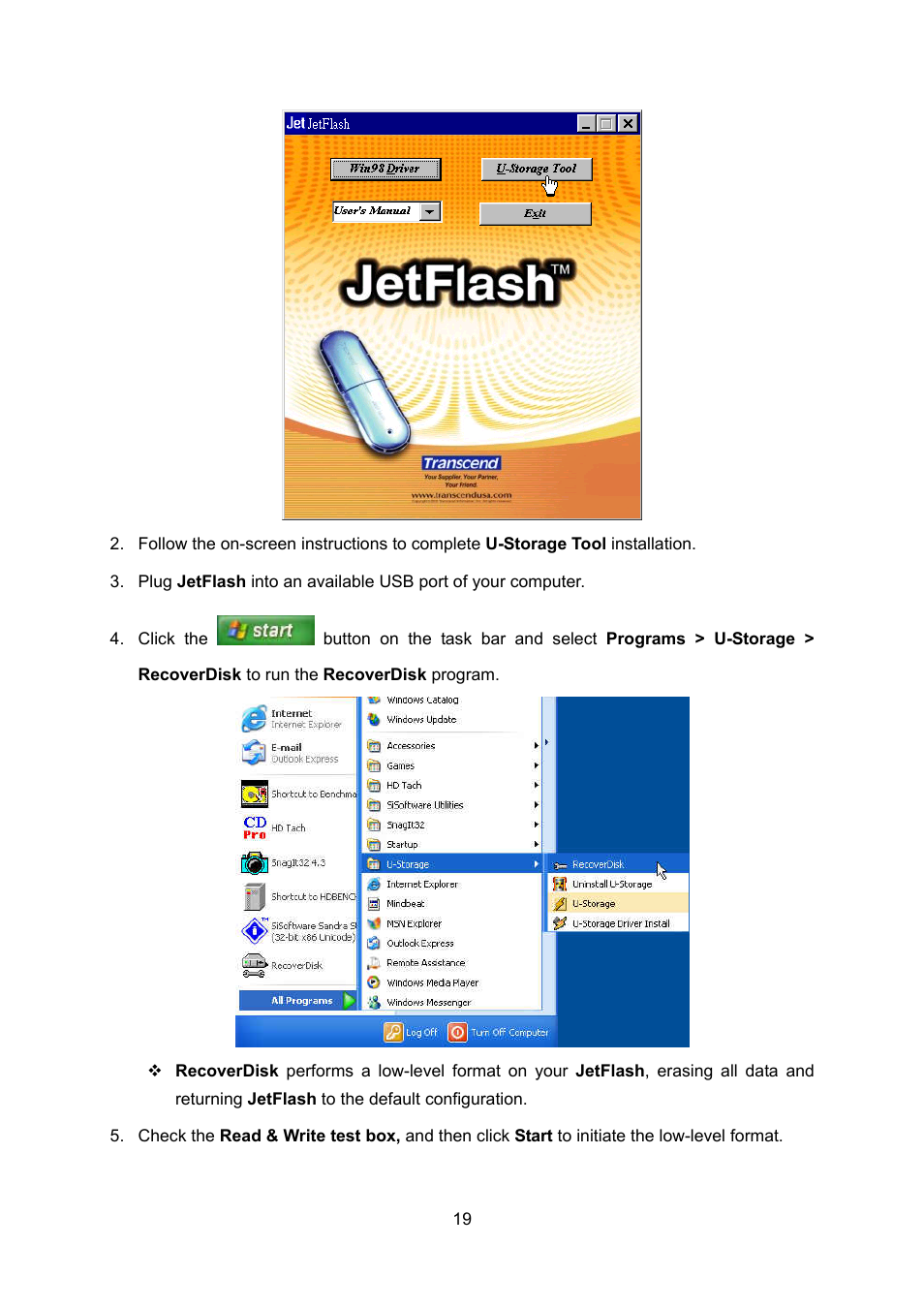 Transcend Information 32MB4GB User Manual | Page 21 / 25