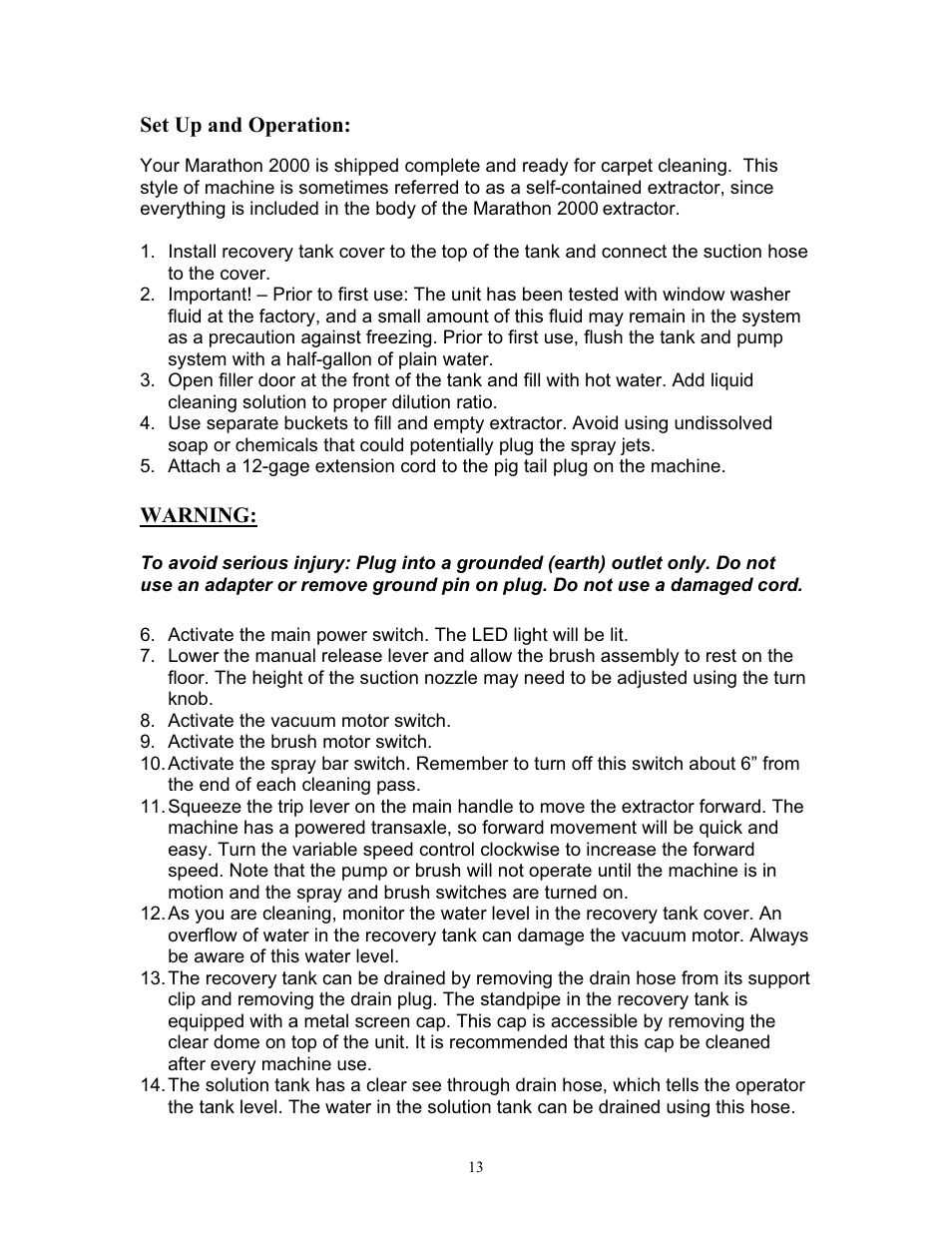 TORNADO 98190 User Manual | Page 13 / 16