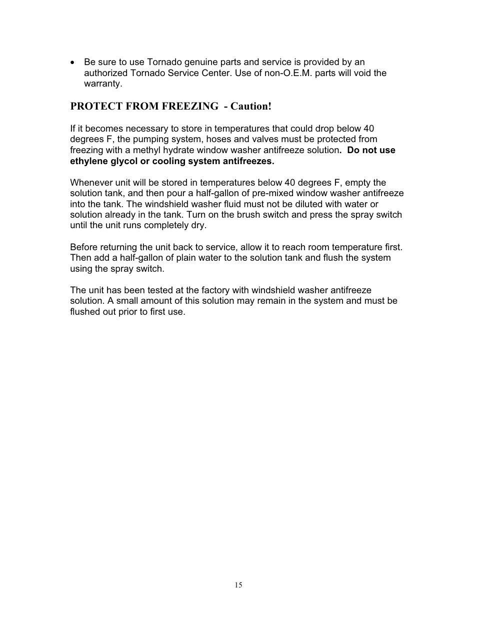 TORNADO 98190 User Manual | Page 15 / 16