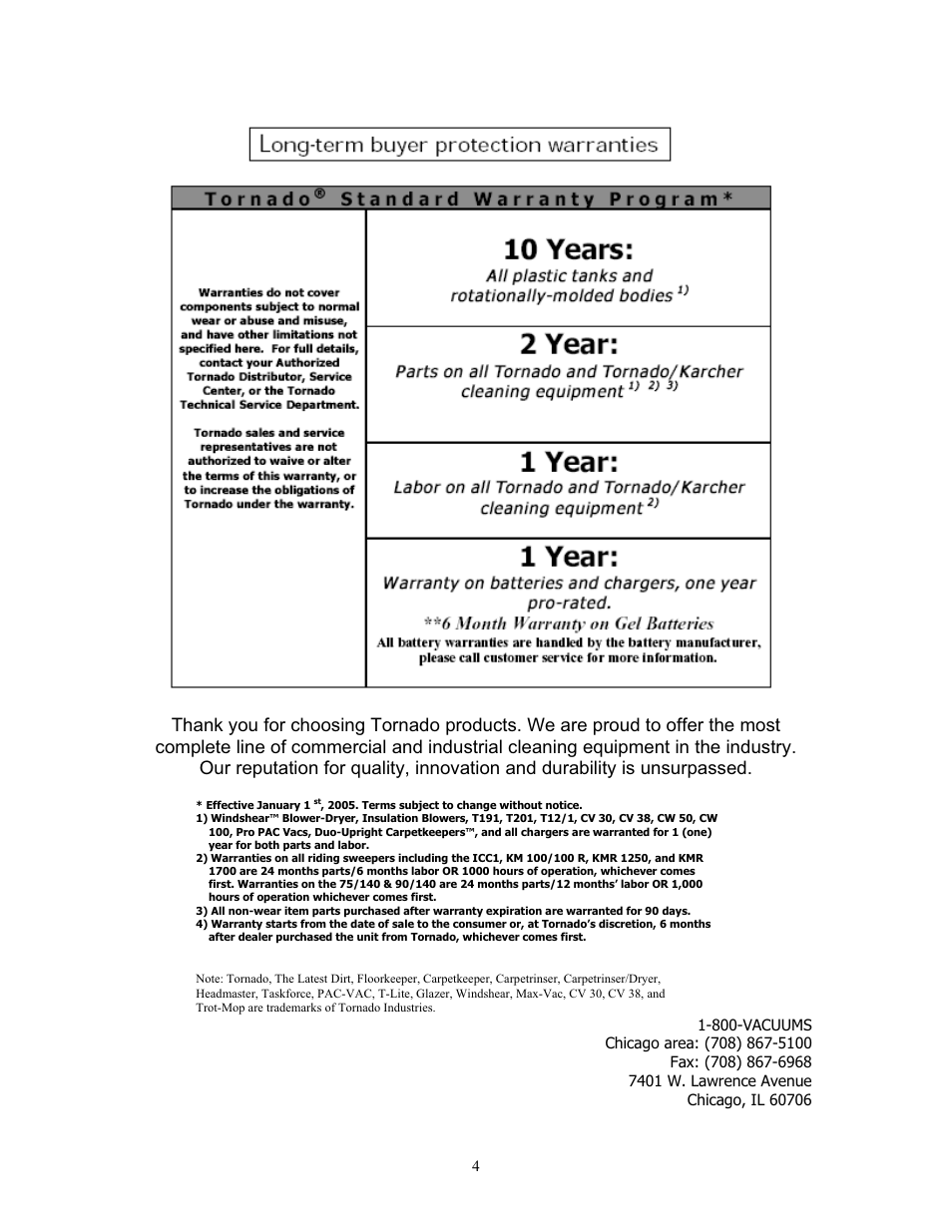 TORNADO 98190 User Manual | Page 4 / 16