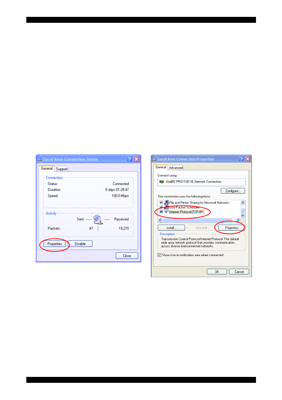 Getting started, Configuring your pc | Tyco 0-1591700-x User Manual | Page 10 / 33