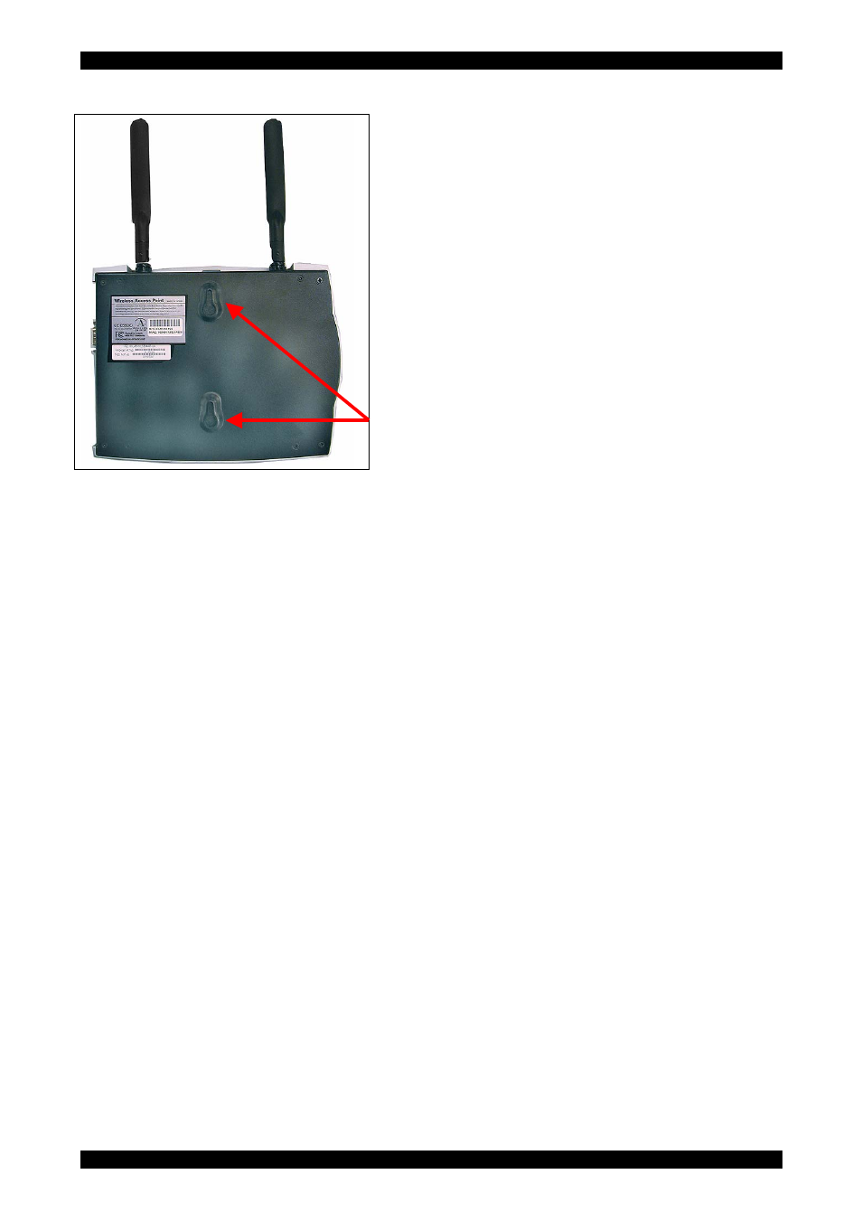 Wall mounting the access point, Desk mounting the access point, Unit information | Product part number, Unit serial number, Mac addresses | Tyco 0-1591700-x User Manual | Page 9 / 33