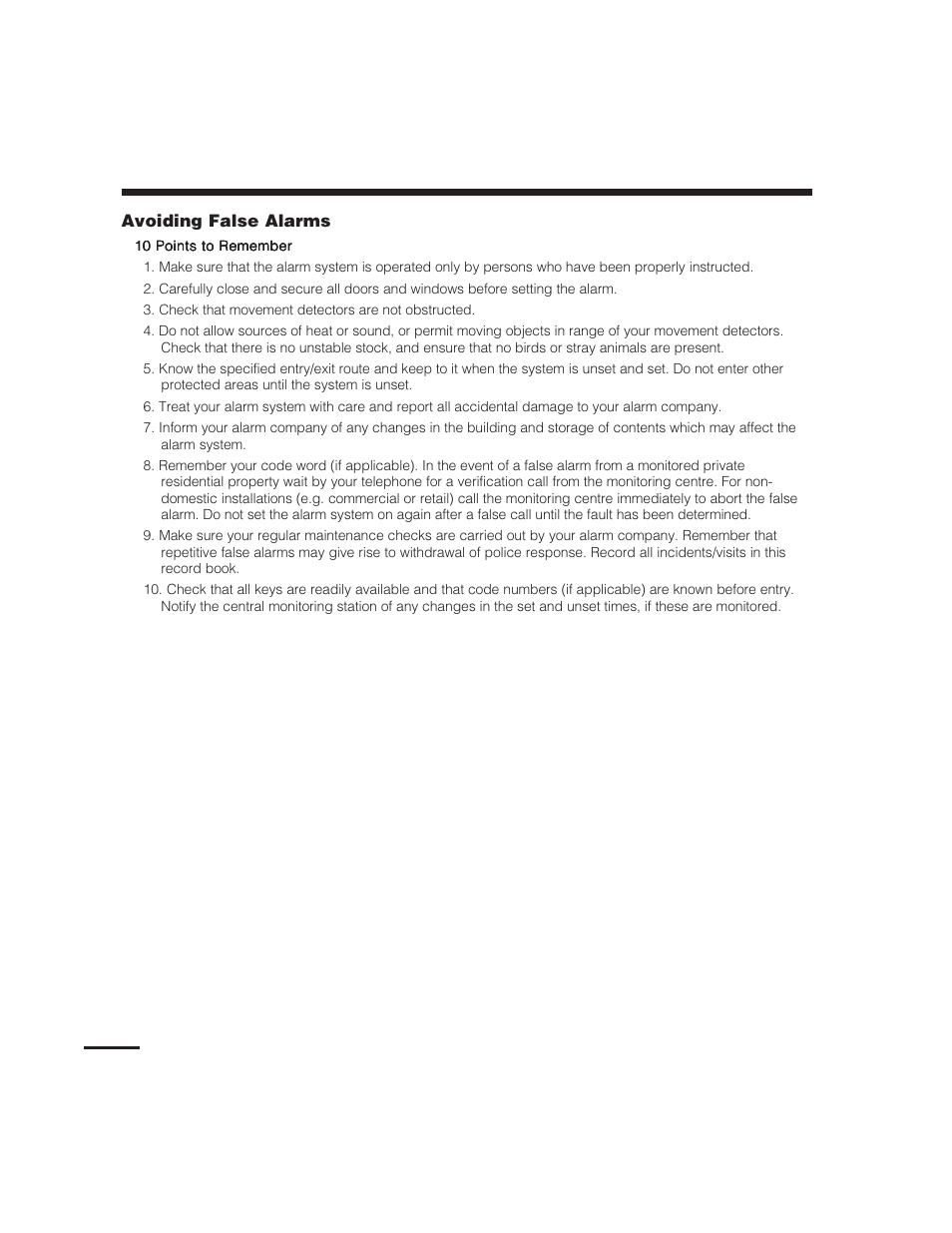 Tyco PDigital Security PC1565 User Manual | Page 18 / 20