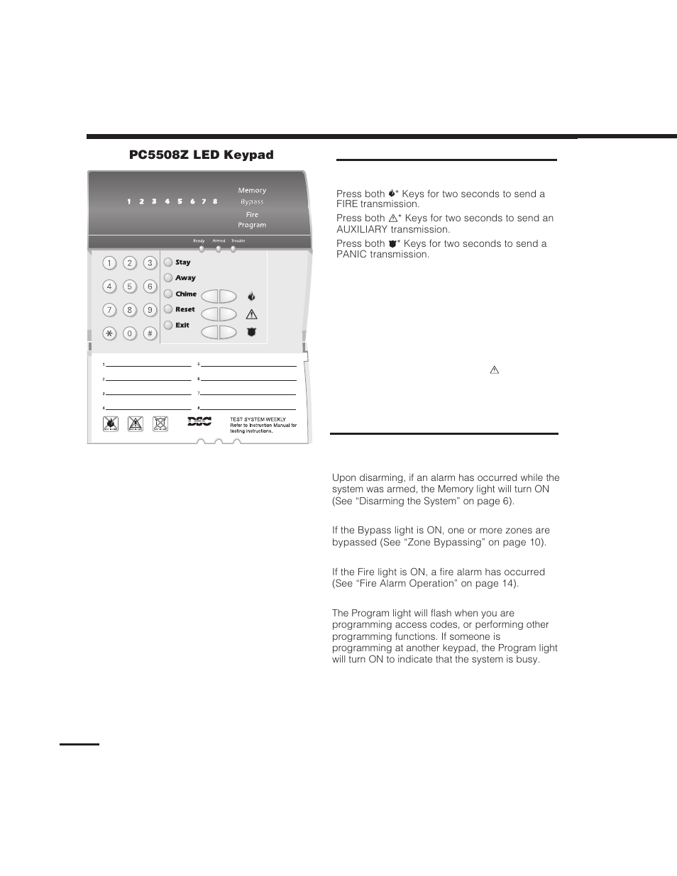Tyco Power608 User Manual | Page 10 / 20