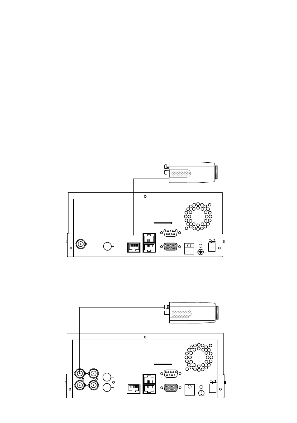 Installation, 1 connecting with an nvr, 2 connecting with a dvr | 16 installation and operation guide, Lan camera | Tyco American Dynamics VideoEdge IP Box Camera 8200-2646-00 B0 User Manual | Page 16 / 90