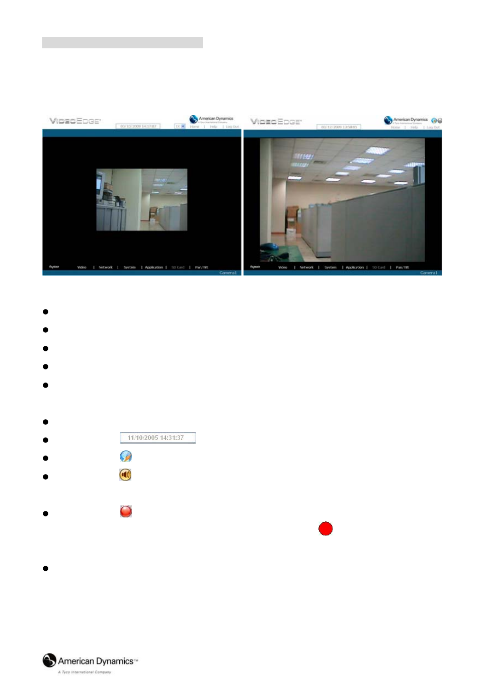 Tyco American Dynamics VideoEdge IP Box Camera 8200-2646-00 B0 User Manual | Page 31 / 90