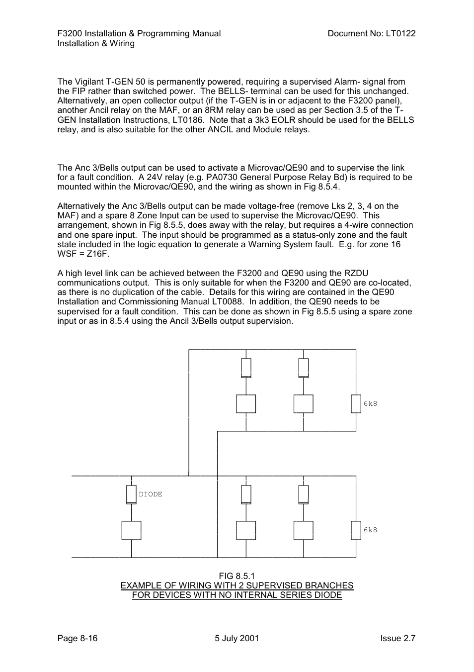 Tyco F3200 User Manual | Page 154 / 284
