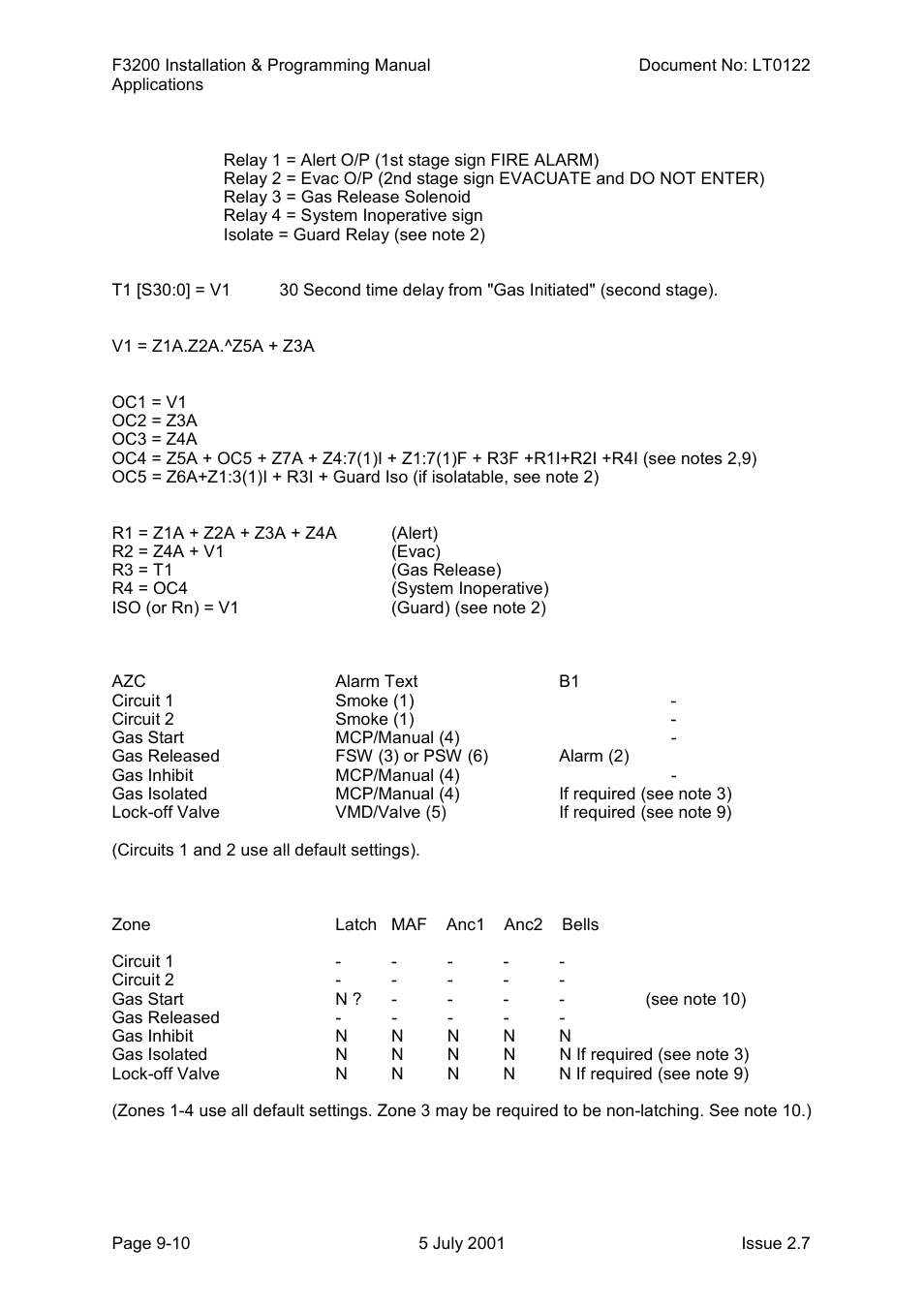 Tyco F3200 User Manual | Page 178 / 284