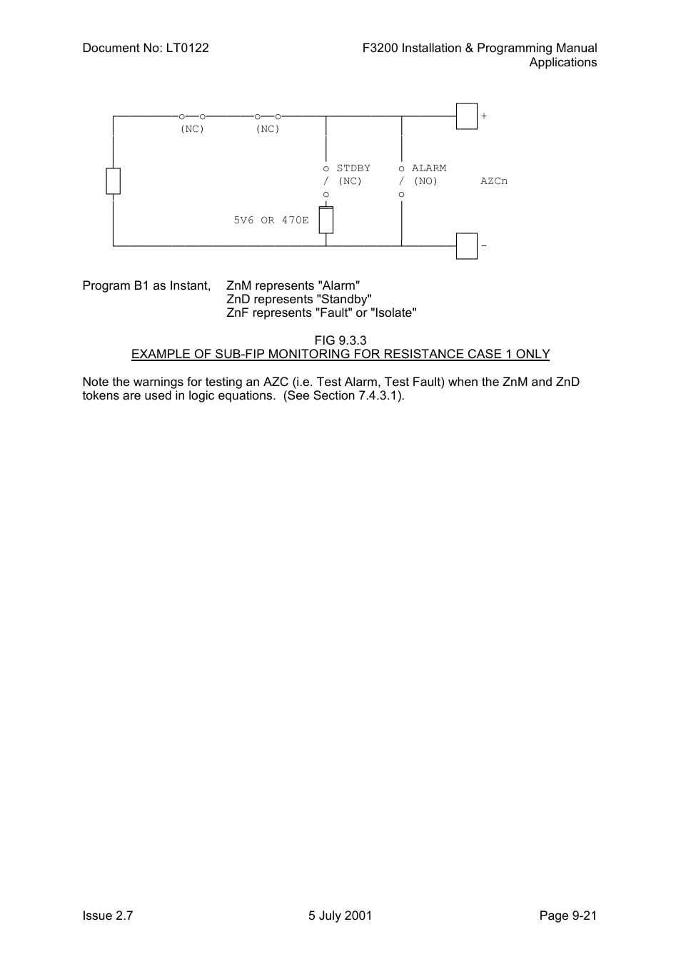 Tyco F3200 User Manual | Page 191 / 284