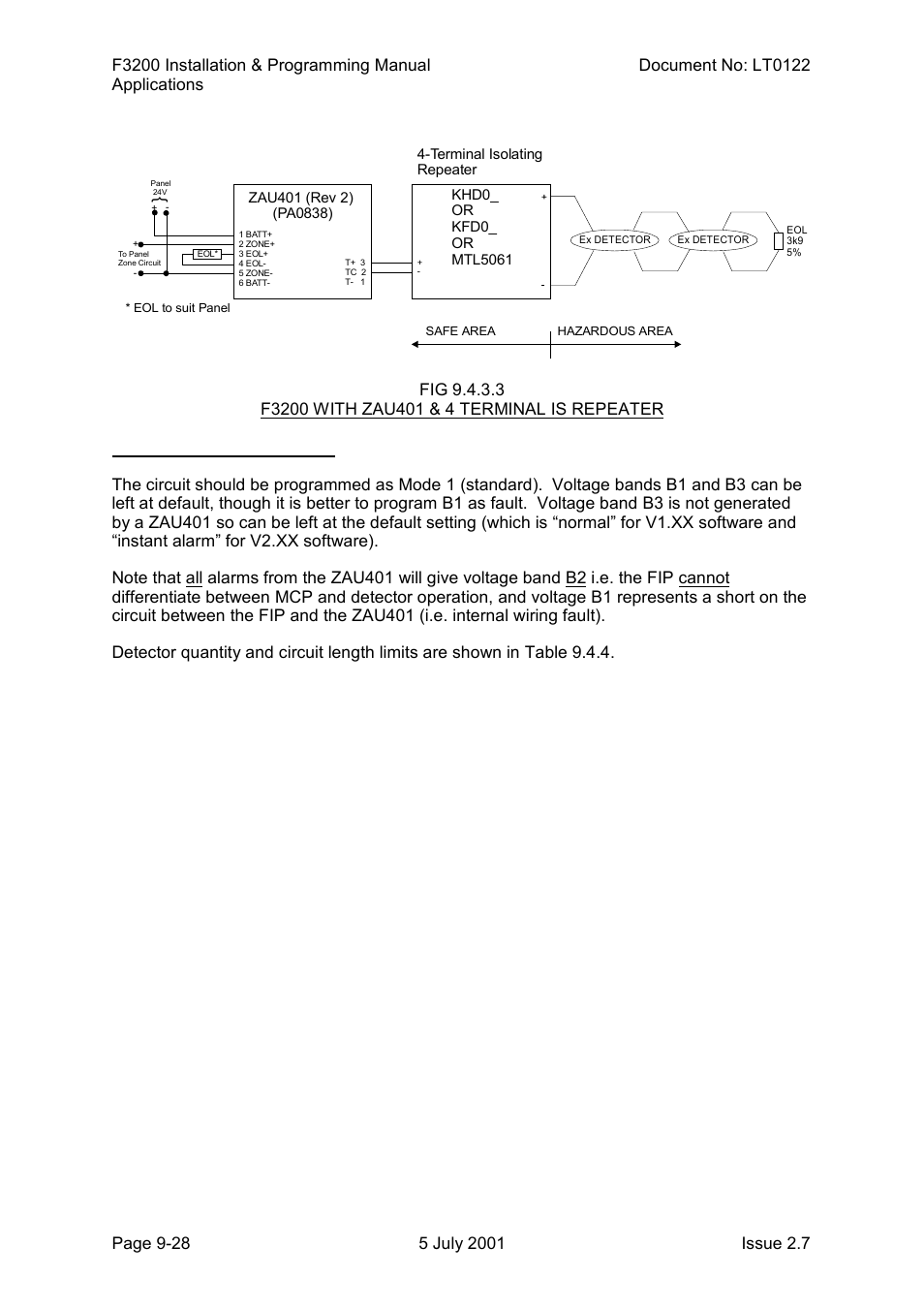 Tyco F3200 User Manual | Page 198 / 284