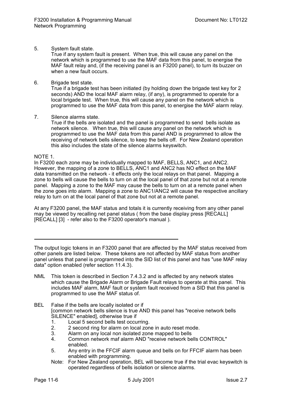 Tyco F3200 User Manual | Page 216 / 284