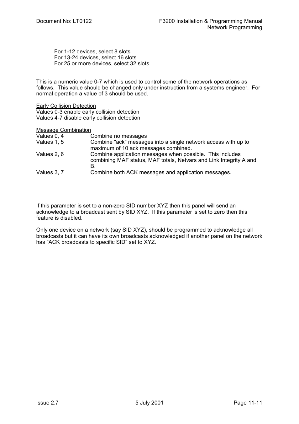 Netpg5 options | Tyco F3200 User Manual | Page 221 / 284