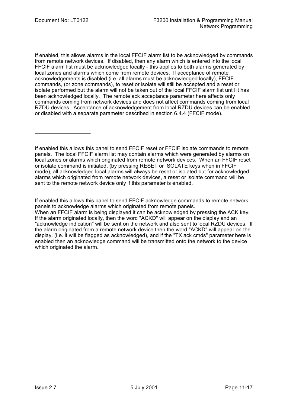 Tyco F3200 User Manual | Page 227 / 284