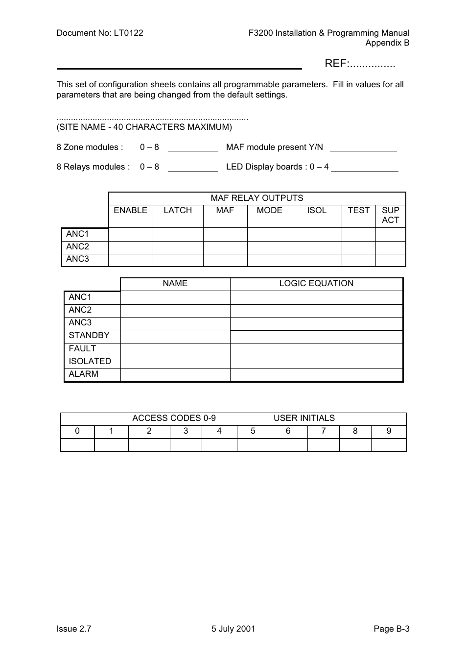 Tyco F3200 User Manual | Page 269 / 284