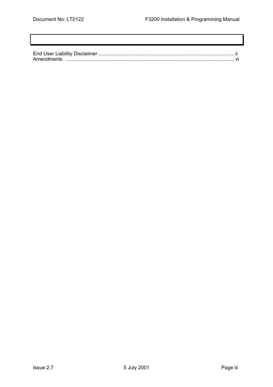 Tyco F3200 User Manual | Page 3 / 284