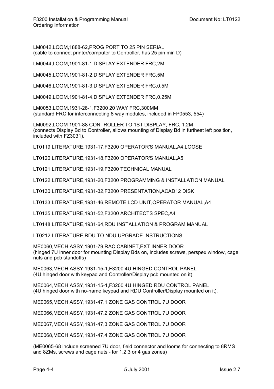 Tyco F3200 User Manual | Page 52 / 284